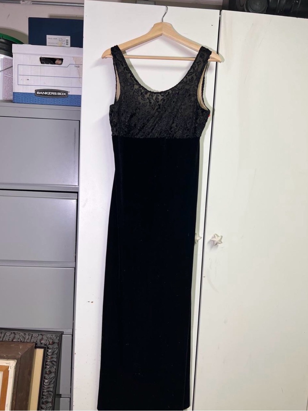 Vintage 1990s My Michelle velvet dress